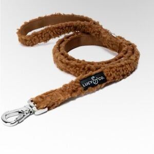 Lucy & Co. 5 Foot Cinnamon Teddy Brown Dog Leash